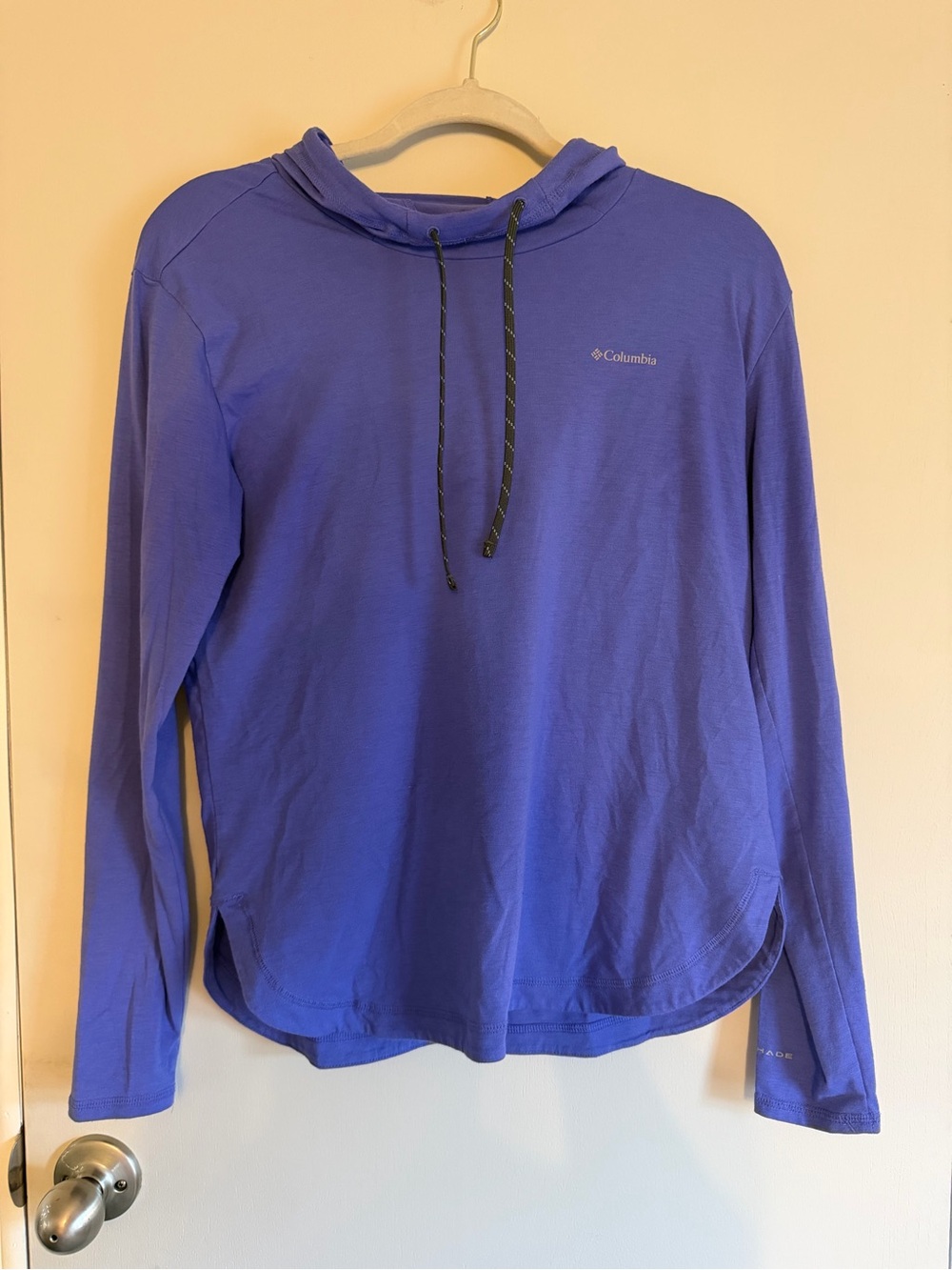 Columbia Purple Lightweight Hooded Pullover